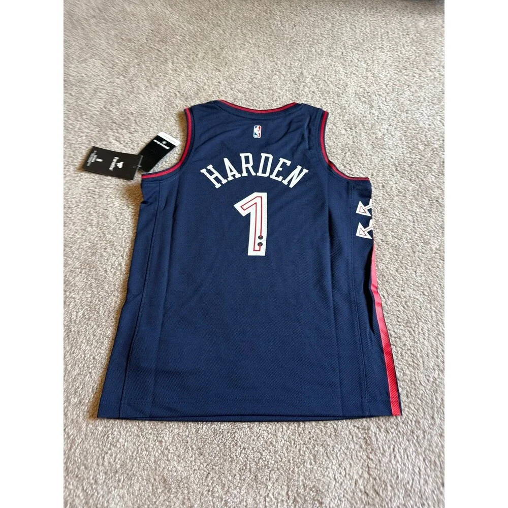 James Harden Philadelphia 76ers Fanatics Youth Jersey Size Small